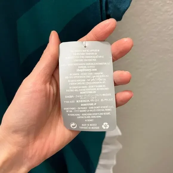 Disney Parks Haunted Mansion Maid Ghost Hostess Costume Dress Sz L Cosplay - Picture 6 of 7